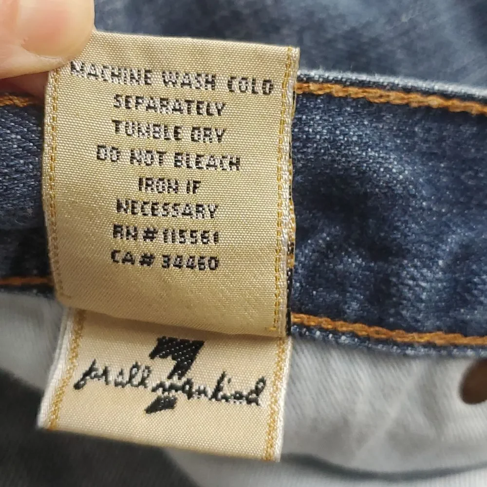 7 for All Mankind Men's Button Fly Relaxed Jeans Size 36